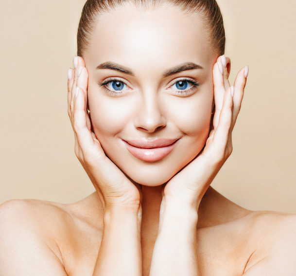 As the skin is sagging, the underlying soft tissue (fat) is sagging as well.